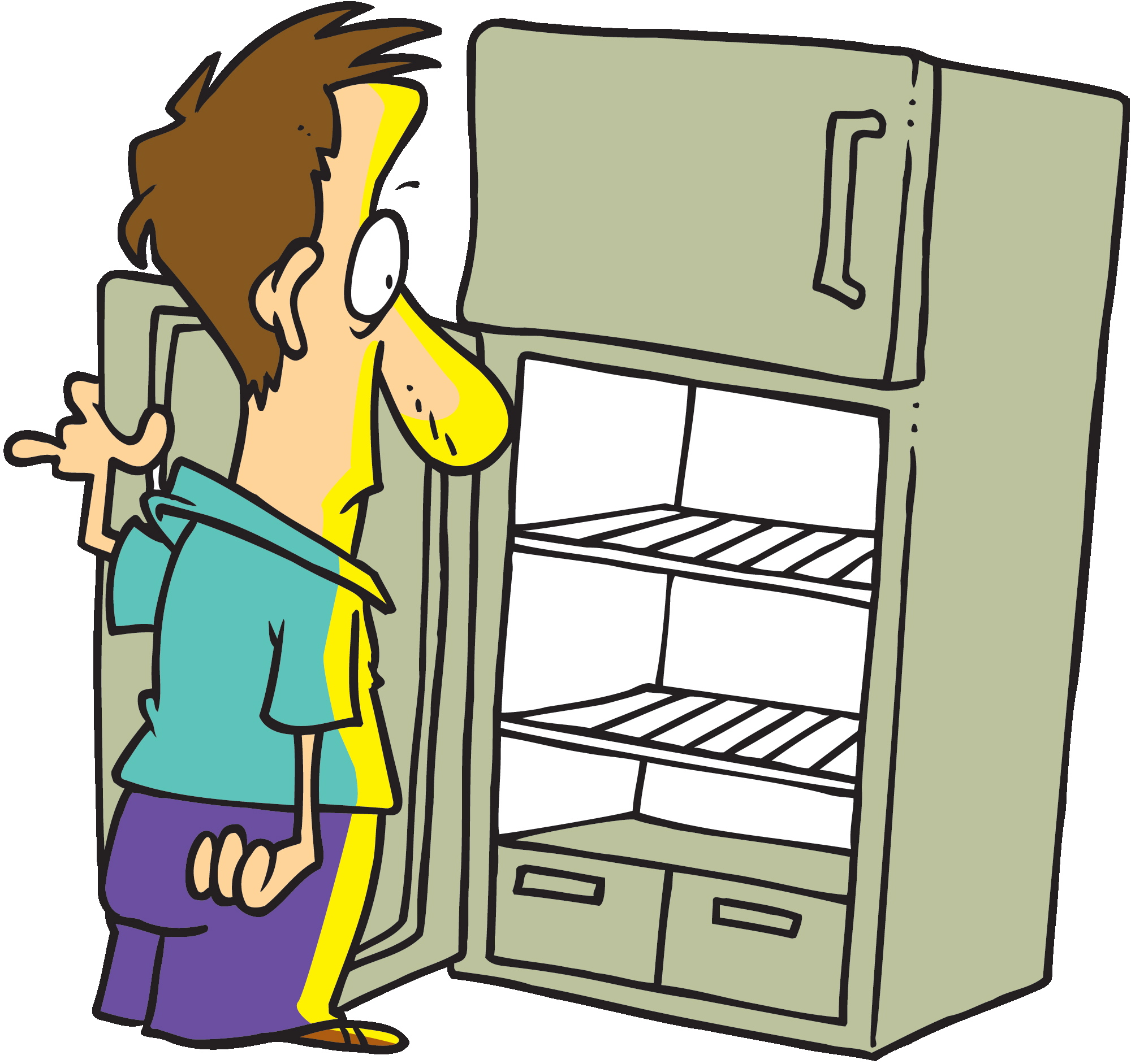 clipart refrigerator - photo #14